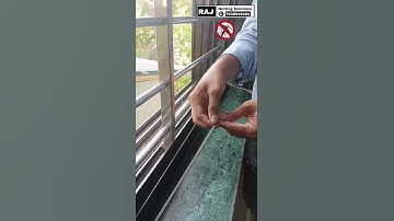 Mosquito 🦟 Net For Balcony & Window 💯 Safety // #shorts #mosquitonet