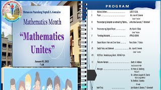 FLAGRAISING CEREMONY / MATHEMATICS MONTH CELEBRATION