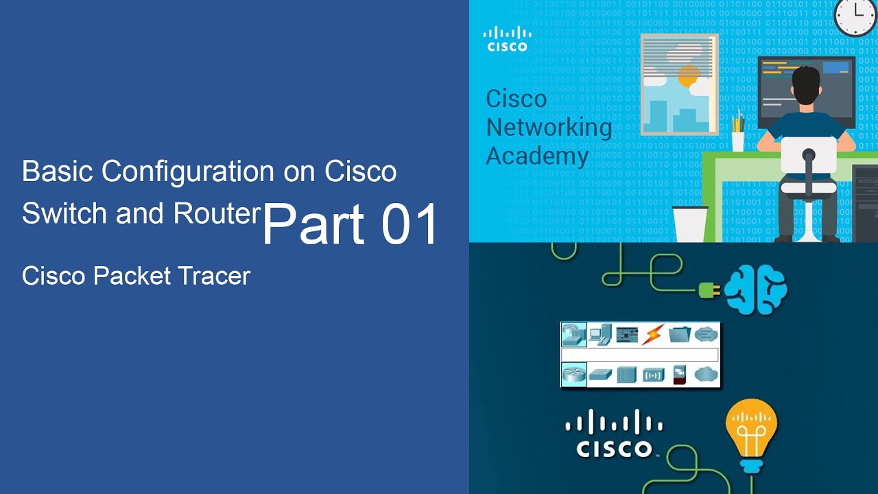 07-Basic Configuration on cisco switch and router_Part01 - YouTube