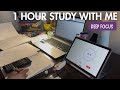 1 Hour Study With Me for Maximum Focus | No Music | Realistic | Motivation