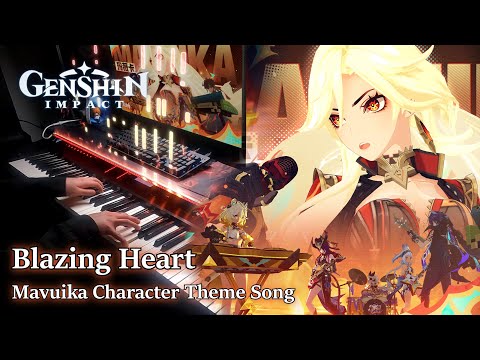 Mavuika Blazing Heart Genshin Impact Character Theme Piano Arrangement