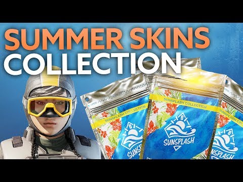 Rainbow Six Siege Sunsplash collection - new summer skins revealed