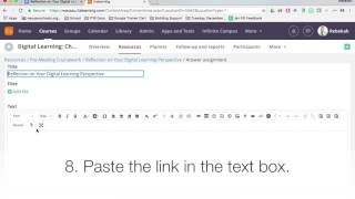Submitting Google Doc to itslearning Assignment