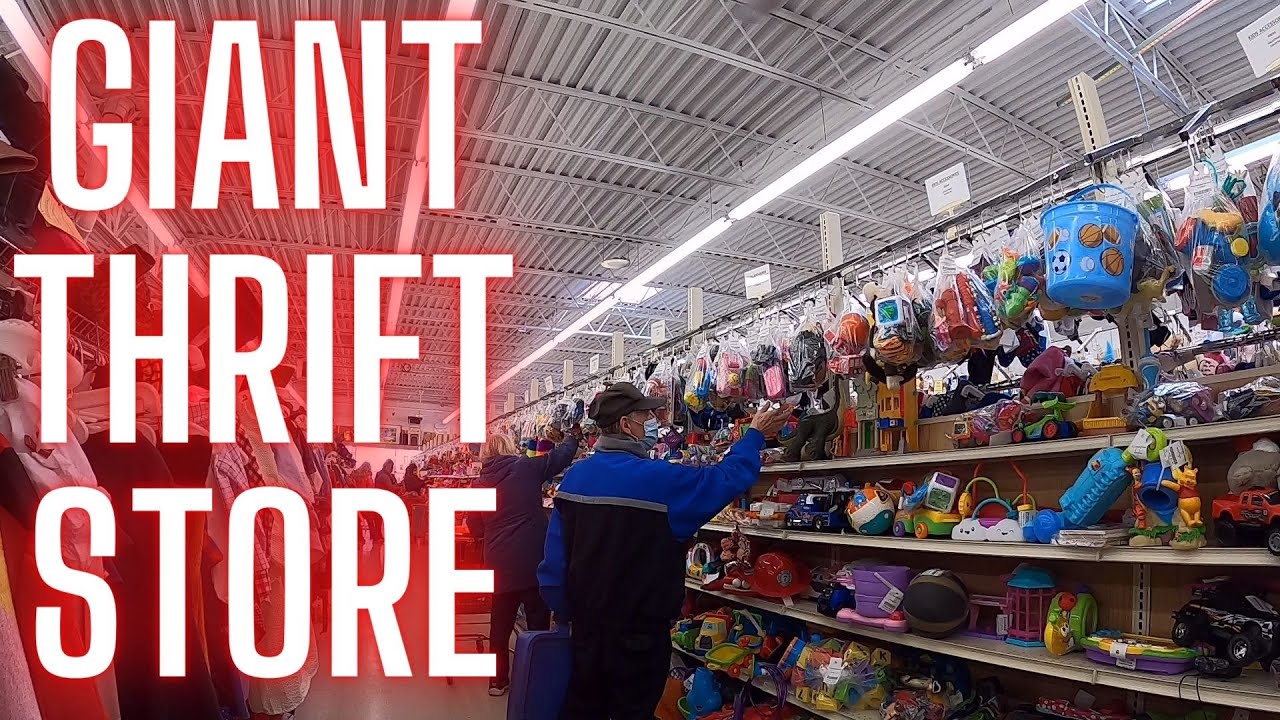 Come check out half off day at this HUGE Thrift Store YouTube