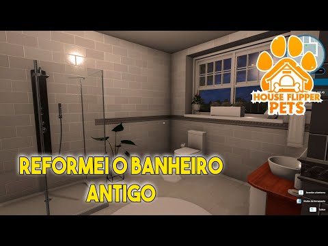 HOUSE FLIPPER PETS DLC REFORMEI O BANHEIRO DA CASA DOS PETS E FICOU LINDO 11