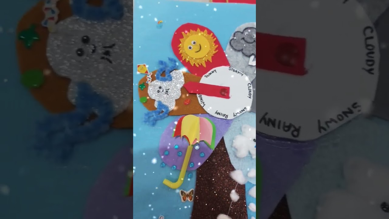 Weather wheel for kindergarten / craft for kids