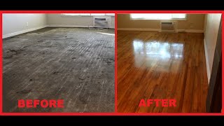 Refinishing 70 year old oak hardwood floors