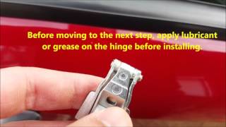 5 Steps Guide: Door Hinge Replacement Alfa 147 (Applicable to FIAT 500) by Clint's Tech Tips 79,191 views 8 years ago 1 minute, 25 seconds