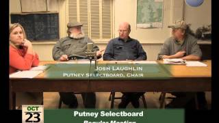 Putney Selectboard Mtg 10/23/13