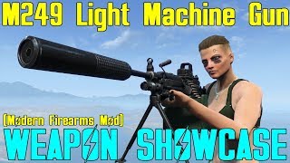 Fallout 4: Weapon Showcase: FN Minimi (M249 - Modern Firearms)