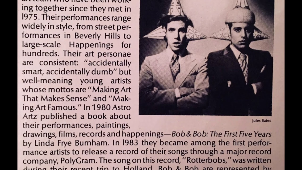 Bob and Bob - Rotterbobs [Electro/Experimental/Minimal/Spoken Word]