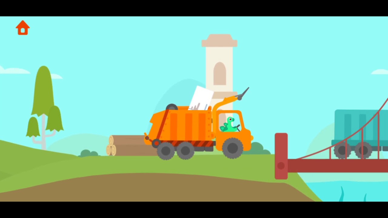Dinosaur Garbage Truck