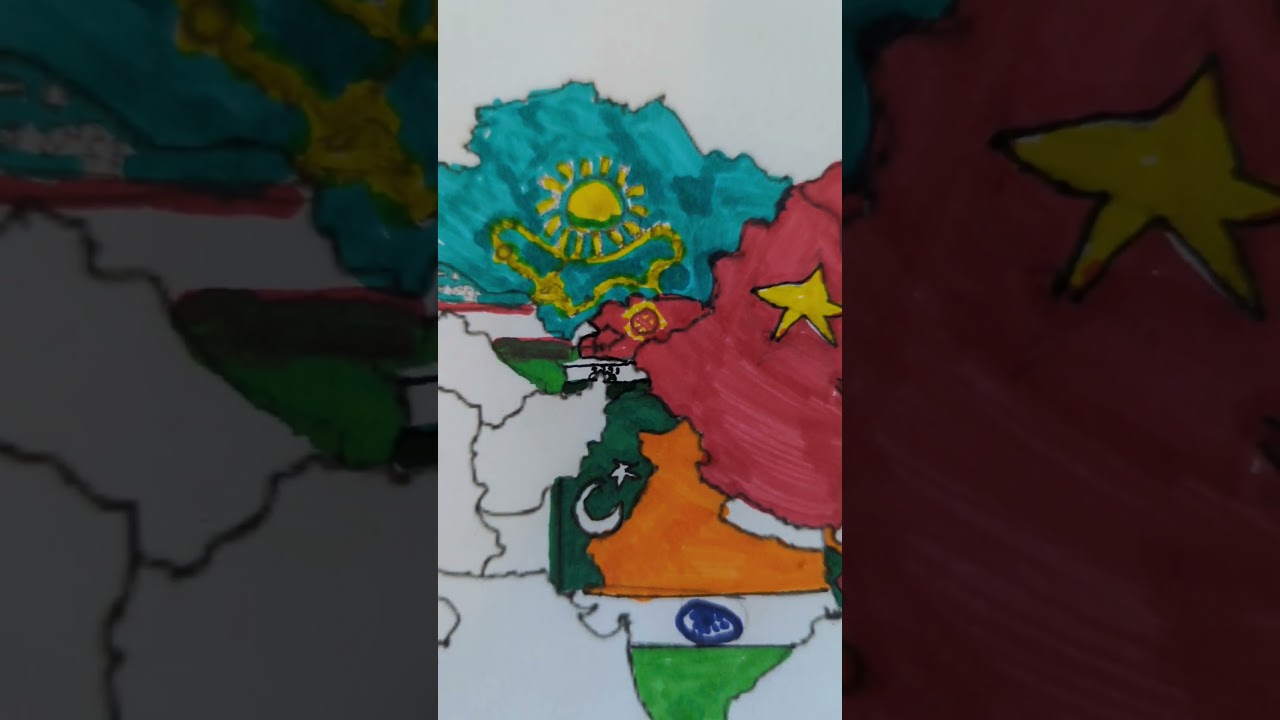 Map of Asia - Tajikistan🇹🇯 