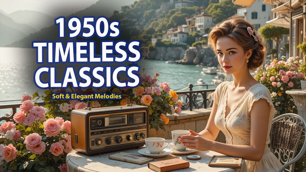 1950s Romantic Evening | Soft Jazz, Love Songs & Candlelight Mood