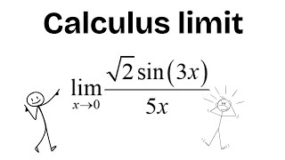 Solving Limit square root of 2sin(3x)\/5x | No explanation 
