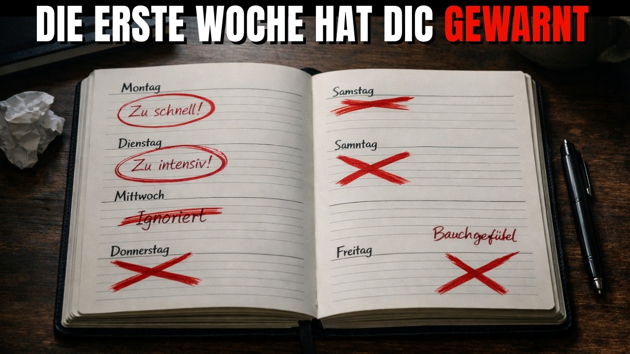 Warum dein Bauchgefühl in Woche 1 schon die Wahrheit kannte