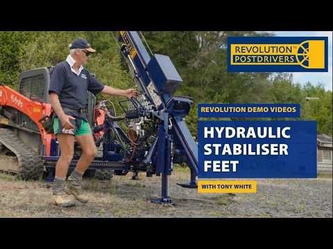 Hydraulic Stabiliser Feet – Securing the Machine on Uneven Ground