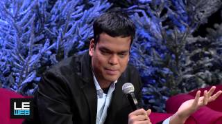 Sriman Krishnan, Product Manager, Facebook & Frederic Lardinois, Writer TechCrunch - LeWeb13 Paris