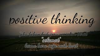 Positive thinking || story wa