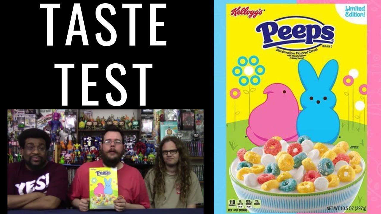 Peeps Cereal Taste Test