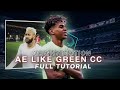 AE Inspired Viral Green CC Tutorial on Alight Motion | Tiktok Green CC Tutorial on Alight Motion 