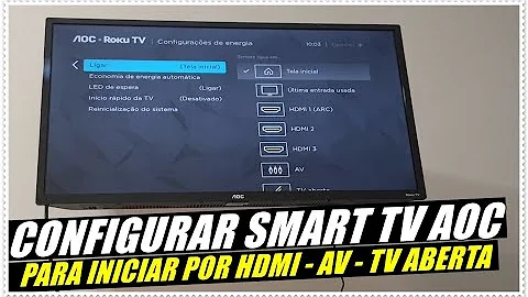 Como usar a TV AOC como monitor?