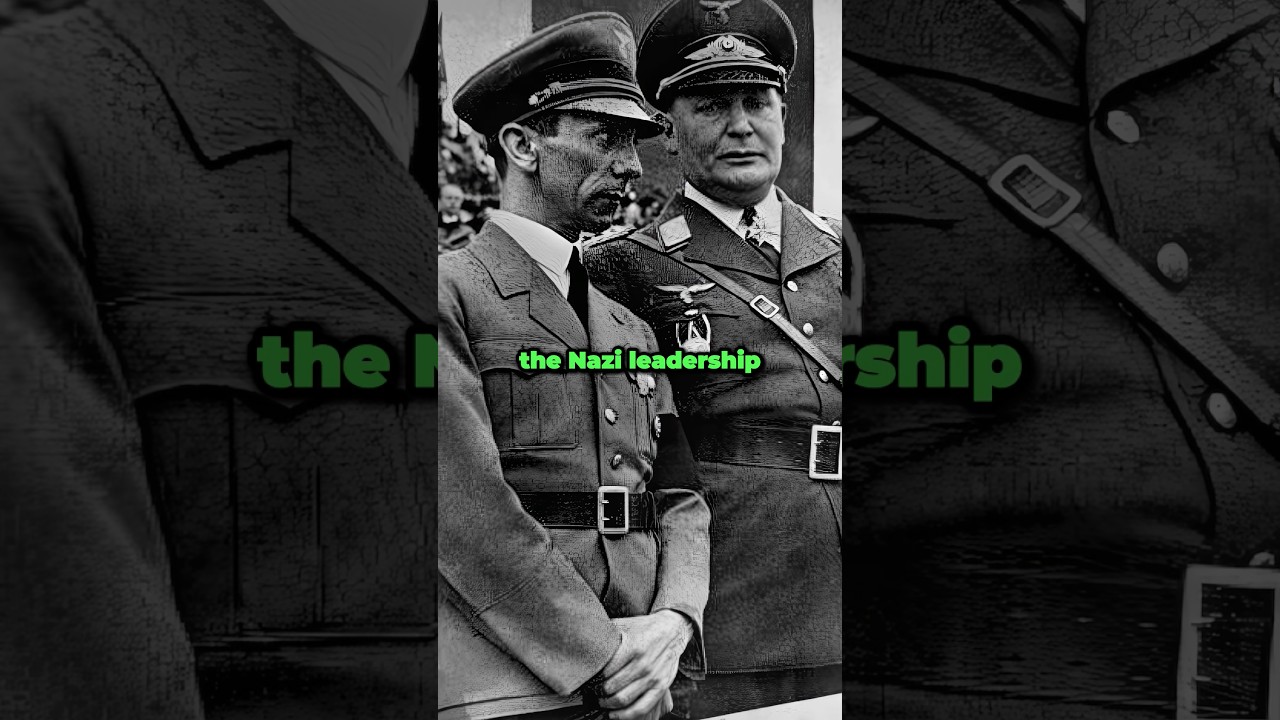 Why Did Goebbels Mock Göring Behind His Back?😬
