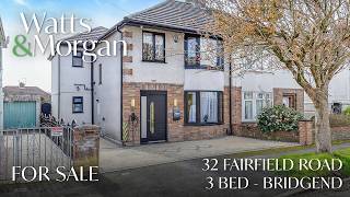 Walk-through property video tour of 32 Fairfield Road - Bridgend
