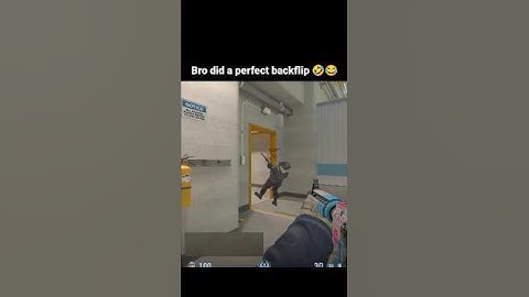 Bro Did A Perfect Backflip 😂🤣 #shorts #cs2 #funny