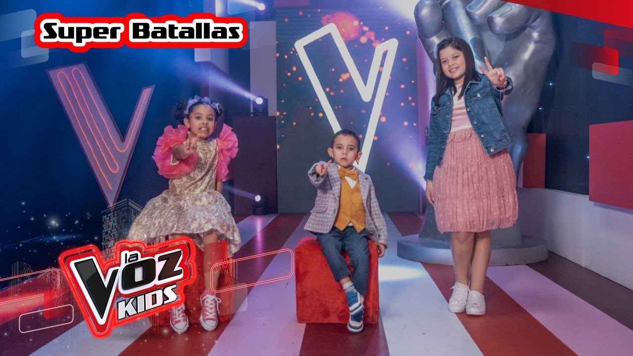 Tamara, José Alejandro y Sahian cantan en las Súper Batallas | La Voz Kids Colombia 2022