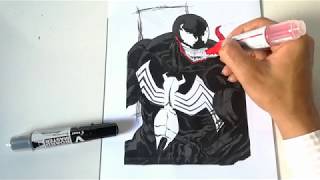 HANDSOME VENOM Venom Coloring Pages SAILANY Coloring Kids