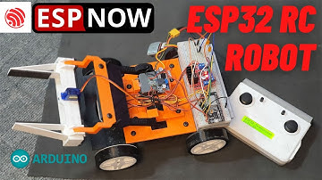 I made an ESP32 RC Robot (Arduino IDE)