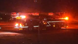 Horizon Fire Department T402 responding to call with honk from crew