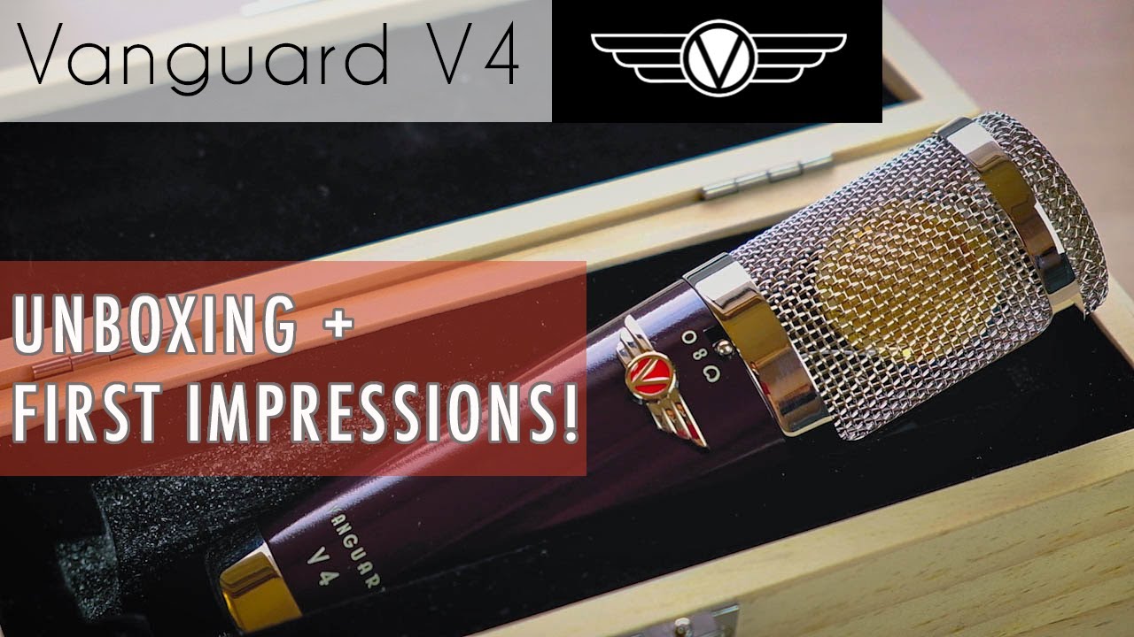 Vanguard V4 Condenser Microphone Unboxing + First impressions YouTube