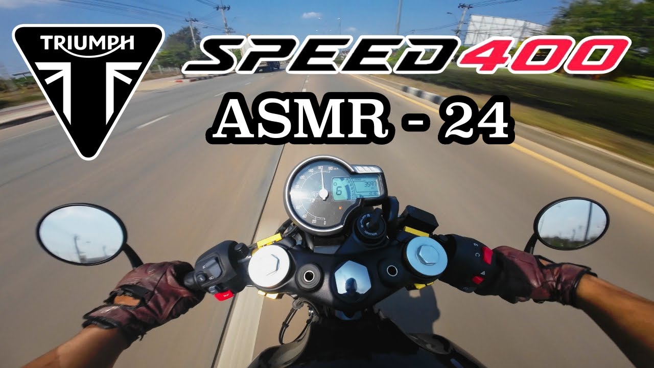 ASMR 24 - Fist time to ride my cafe racer triumph SPEED400 - YouTube