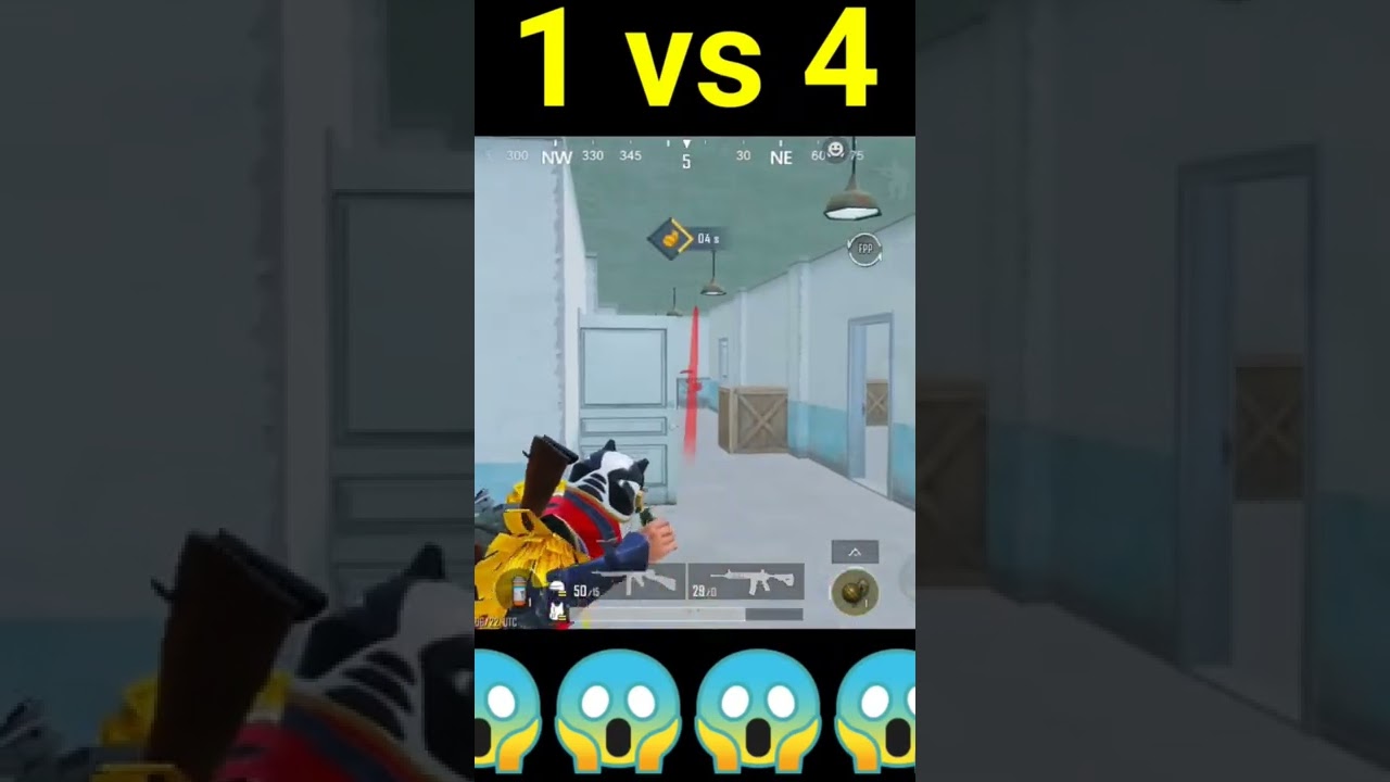 1 vs 4 || solo vs squad || redmi note 7 pro || Guts Gaming