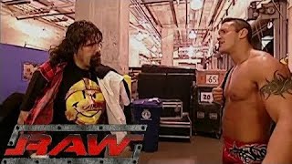 Randy Orton Spits in the face of Mick Foley | Raw, December 15, 2003