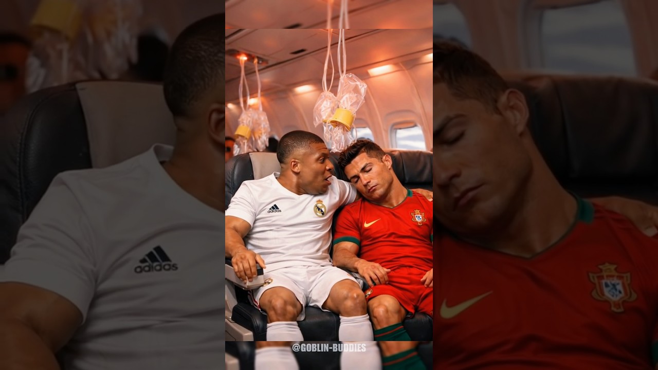 El avión de Ronaldo se está estrellando 😱