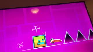 Cube versus back on track, but with my voice!| geometry Dash 2.2 |￼ Sega ￼￼
