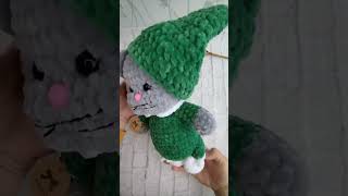 Котик В Пижаме Вязаный Крючком #Амигуруми #Плюшевыеигрушки #Cat #Crochettoys #Коткрючком #Котики