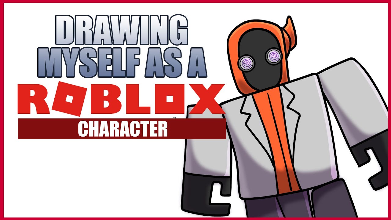 Drawing myself as a Roblox character #robloxcharacter #howtodraw # ...