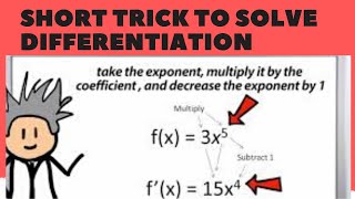 short trick to solve derivative by Ayaz ali #derivative #shorttricks #rulesofderivative #ecat