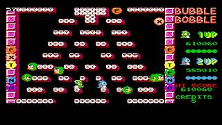 Bubble Bobble how to: level 57 Amiga 500, 2 Players