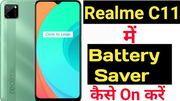 How to on battery saver in realme c11 || Realme c11 me battery saver kaise on kare ||