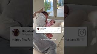 Olivia Culpo is celebrating Christian McCaffrey’s first Father’s Day. ❤️ (🎥: Instagram/oliviaculpo)