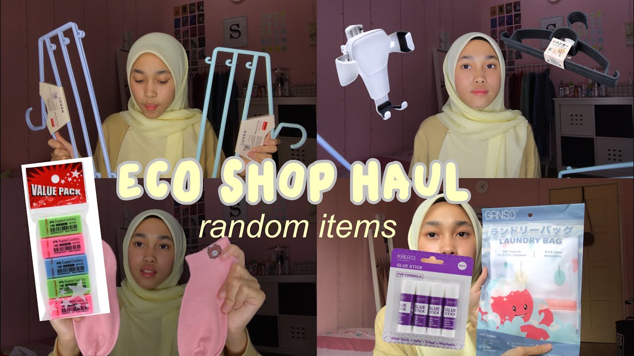 ECO SHOP HAUL | MALAYSIA (food,hanger,stationery and more)