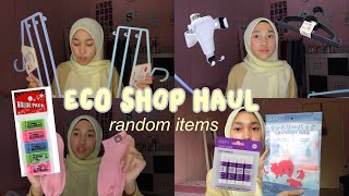 Eco Shop Haul Malaysia Food,Hanger,Stationery And More