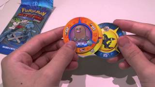 ☆ Opening Pokemon Battle Disc Game Packs! ☆ Epic SHINY DISCS! ☆ screenshot 5