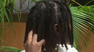 Jinsi Ya Kusuka Nywele Za Uzi  How To Do  Yarn Braids Rubber Band Method yarn bobstyle