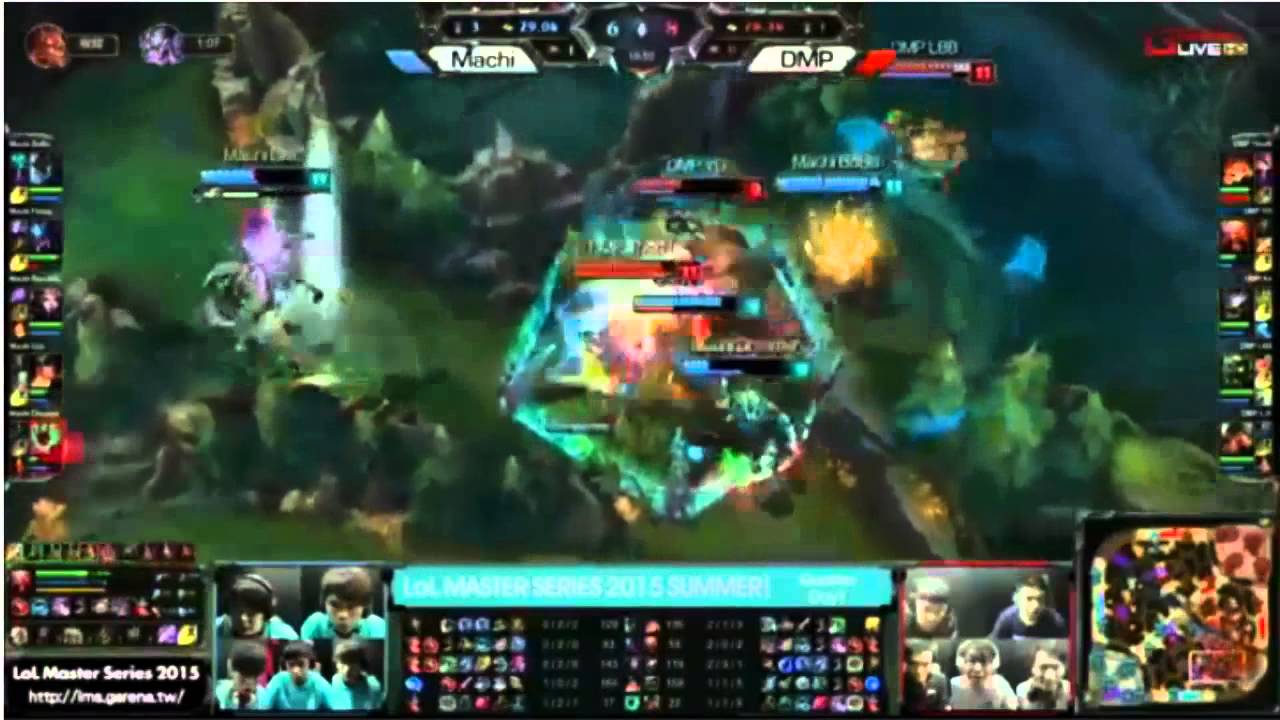 Best Action in《LOL》2015 LMS 夏季升降賽 Day1 GarenaTW playing League of Legends on Riot Games 1